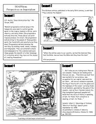 SOAPStone Perspectives on Imperialism