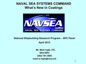 NAVSEA Update - NSRP