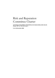 Risk and Reputation Committee Charter - nib
