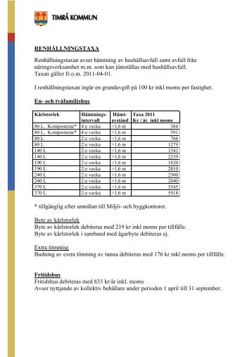 Renhållningstaxa (41 kB)