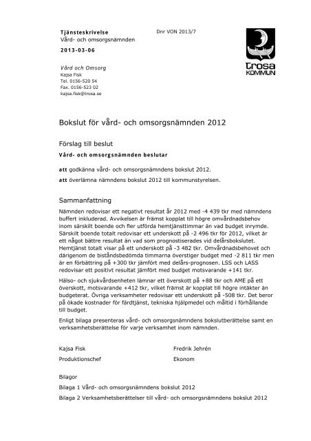 VON hela kallelsen 2013-03-12.pdf - Trosa kommun