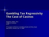 Gambling Tax Regressivity The Case of Casinos - European ...