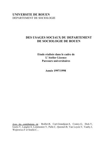 Des usages sociaux du département de ... - Université Paris 8