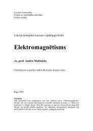 Lekciju konspekts elektromagnÄtismÄ - Fizmati