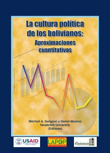 La Cultura Politica de los Bolivianos: Aproximaciones Cuantitativas