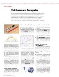 Zeichnen am Computer - schulpraxis