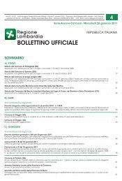 bollettino ufficiale - Agenda Digitale Lombarda - Regione Lombardia