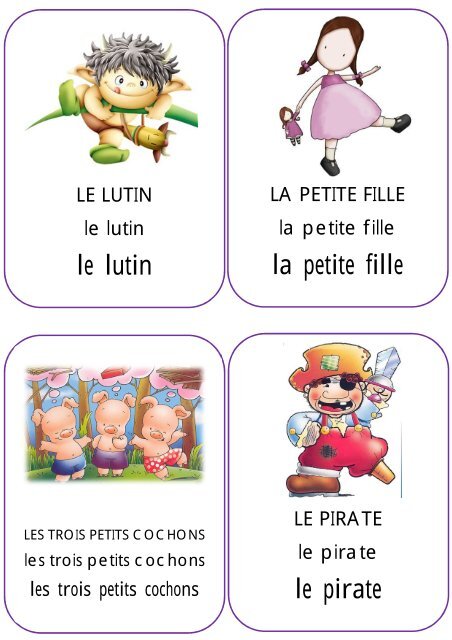 le lutin la petite fille le pirate - classeurdecole