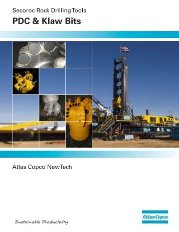 Secoroc Rock Drilling Tools - PDC & Klaw Bits - Atlas Copco