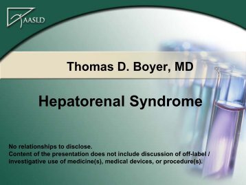 Medical Treatment of Hepatorenal Syndrome - AASLD