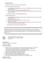 Flashing Procedures: Two methods to flash the firmware ... - AC Ryan