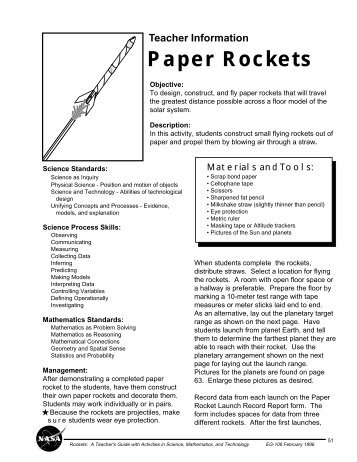 Paper Rockets pdf