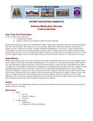 Asthma Medication Review Corticosteroids