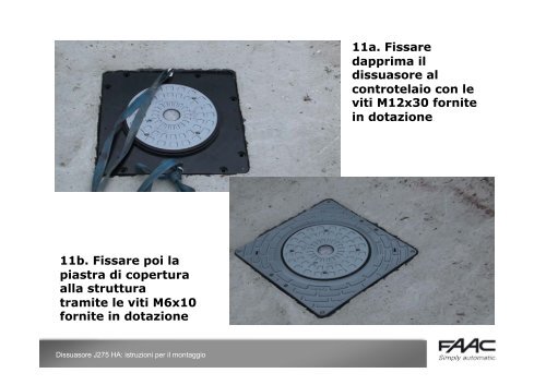 Installazione dissuasore - Faac