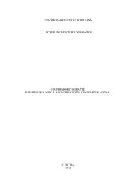 Texto integral - Setor de CiÃªncias Humanas UFPR - Universidade ...