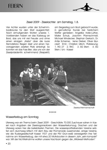 Bootshaus take a look - Ruderverein Kurhessen-Cassel e.V.