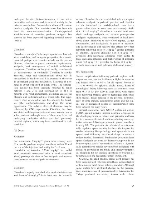 Good Practice in Postoperative and Procedural Pain Management ...