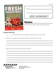 VIDEO WORKSHEET - Learning Zone Express