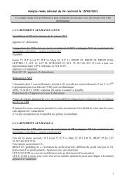 1 Compte-rendu informel du CA restreint le 15/02/2013 Ce compte ...