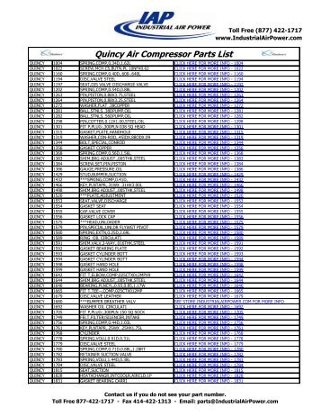 Quincy Air Compressor Parts - edoqs