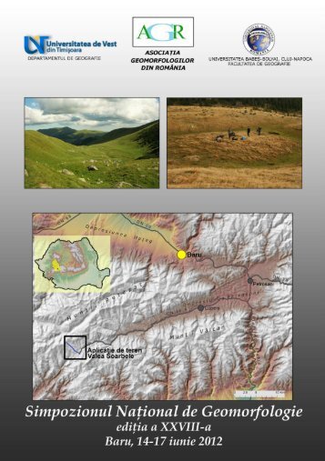 Studiul proceselor geomorfologice generatoare de instabilitate din ...