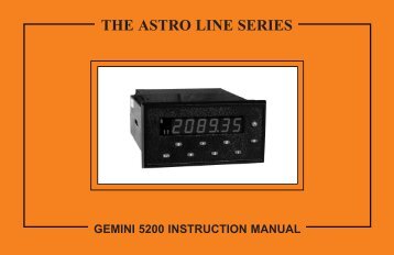 GEMINI 52 Manual 1379KB - Red Lion Controls