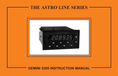 GEMINI 52 Manual 1379KB - Red Lion Controls