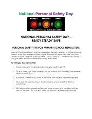 national personal safety day - Suzy Lamplugh Trust