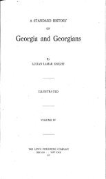 Georgia and Georgians - the Digital Library of Georgia