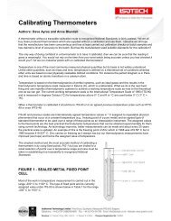 Calibrating Thermometers - Isotech