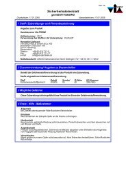 Sicherheitsdatenblatt VIA-PRENE - VIA-DACHTEILE