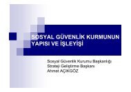 Sosyal Güvenlik Kurumu'nun Yapısı ve İşleyişi (Ahmet AÇIKGÖZ)