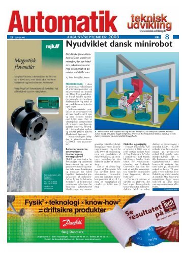 Nyudviklet dansk minirobot - Teknik og Viden
