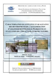 CARACTERISATION QUANTITATIVE ET QUALITATIVE ... - ENGEES