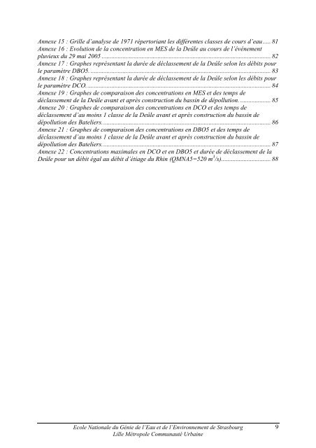 CARACTERISATION QUANTITATIVE ET QUALITATIVE ... - ENGEES