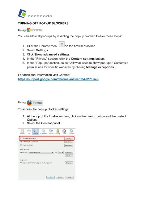 show menu in firefox popups show menu in firefox popups