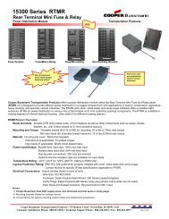15300 Series RTMR - Cooper Bussmann