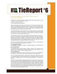 TieReport #6 - Railway Tie Association