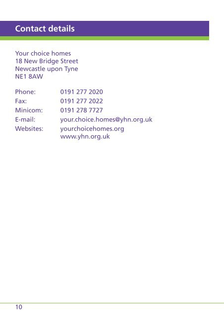 Your choice homes - Your Homes Newcastle