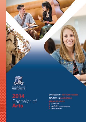 2014 Bachelor of Arts - Future Students - University of Melbourne