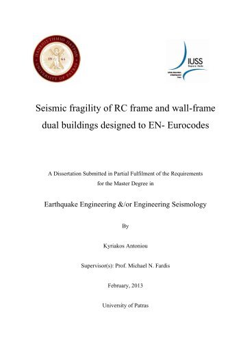 Seismic fragility of RC frame and wall-frame dual buildings designed ...