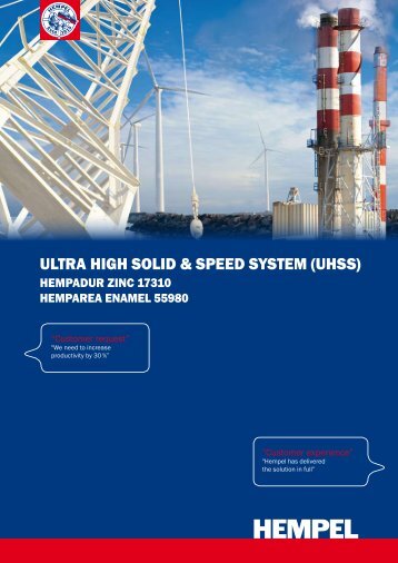 ultra HigH Solid & Speed SyStem (uHSS) - Hempel