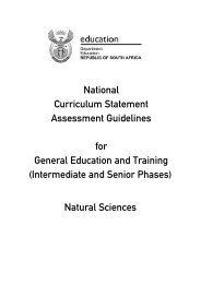 Natural Sciences - Department of Basic Education