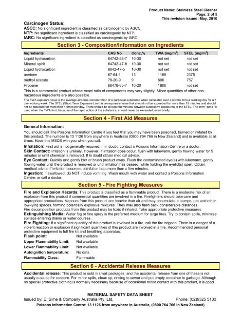 Claire - Stainless Steel Cleaner - msds - Exp May 2015.pdf