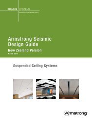 Seismic Installations and Armstrong Ceiling Systems