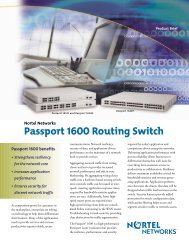 Passport 1600 Routing Switch - felix telecom