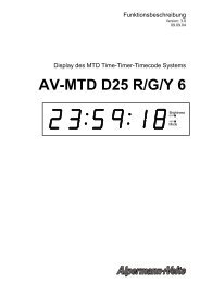 AV-MTD D25 R/G/Y 6 - Alpermann+Velte
