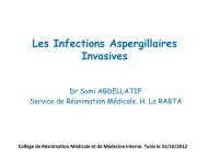 Les infections aspergillaires invasives Dr Sami ABDELLATIF - ATuRea