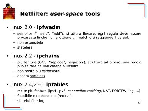 IPTables: Catene - democritos