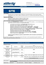 Scheda tecnica Stiferite GTE - Bindifortedeimarmi.com